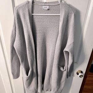 Open-Front Sweater